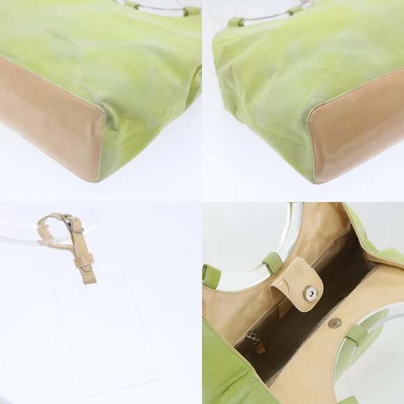 CELINE Hand Bag Suede Green - Picture 11 of 13